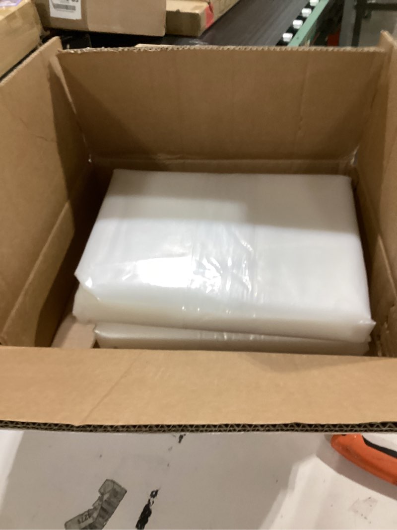 Condition photo showing Good Condition for 12x50 Ft Clear Greenhouse Film Plastic Sheeting, Greenhouse Polyethylene Plastic Film 6 mil Thickness Replacement Cover, UV Resistant, Plant Covers Freeze Protection for Windproof Frost& Dust Proof