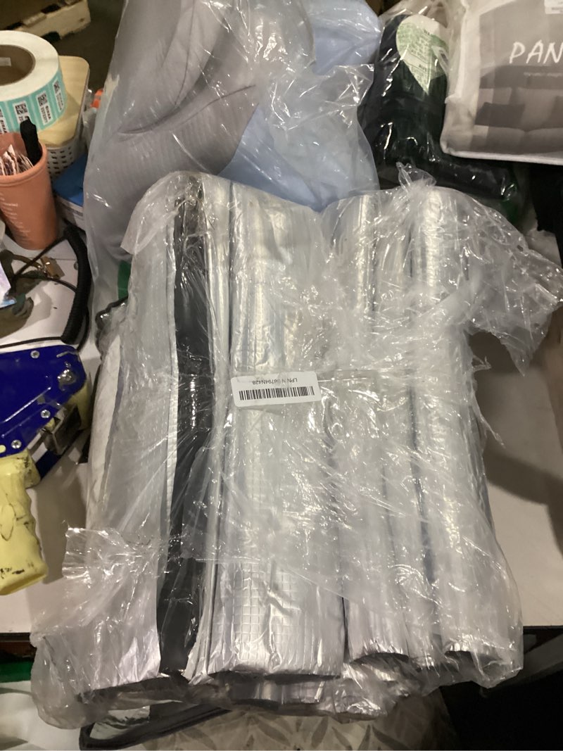 Condition photo showing Good Condition for 1.5 " id pipe insulation foam tube self adhesive 16 " l peel and stick pipe insulation foam wrap aluminum foil pipe covers for spigot, winter outside pipes, sprinkler 20 pc black - 16'' l 1.5 '' id - 20 pc