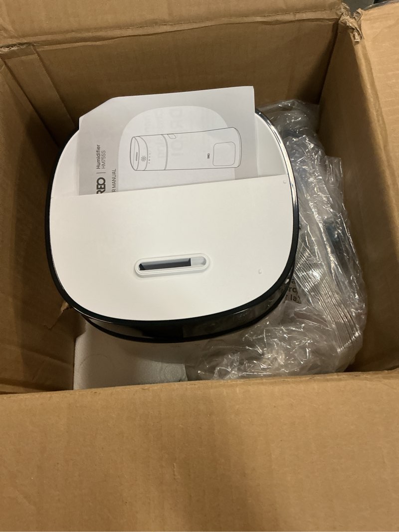 Condition photo showing Good Condition for Dreo 16L Smart Humidifier Large Room 1000 ft², 130H Cool Mist Air Humidifiers for Bedroom Plants Baby, Top Fill, Remote/Touch/Voice & APP Control, Self-Cleaning Tank, 30dB, RGB Light, HM755S White
