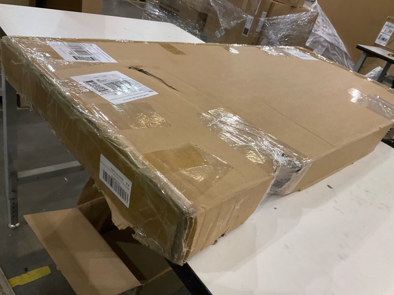 Condition photo showing As Is for Floor Standing Metal Garment Rack - Heavy Retail Display Racks With Wheels, 6 Arms Clothing Rack, Square Tubing Portable Shirt Racks, Merchandise Display For Hanging Clothes (Black)