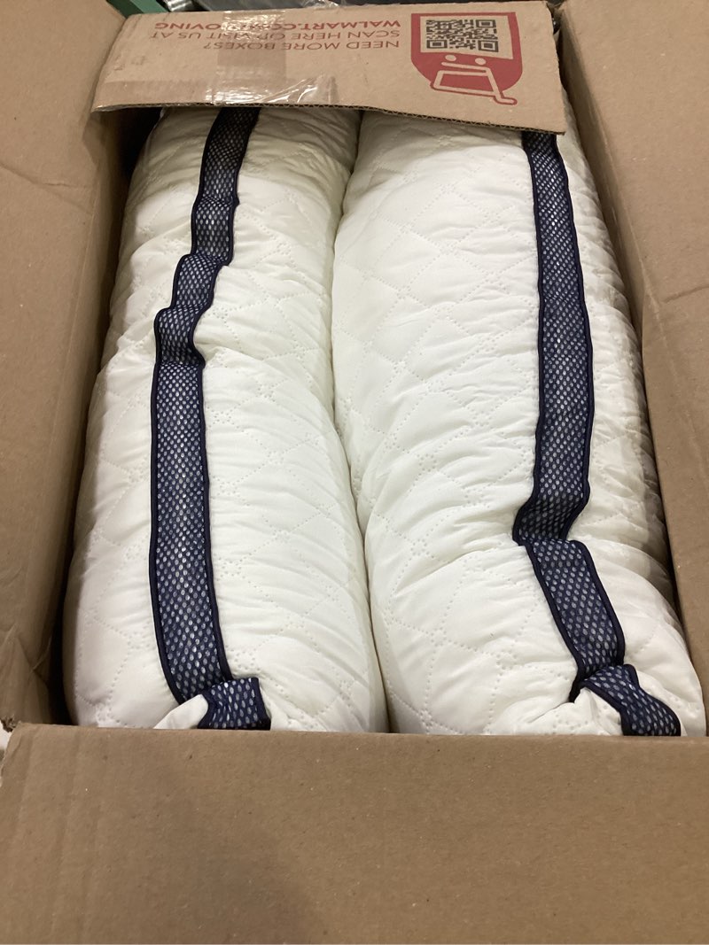 Condition photo showing As Is for meoflaw pillows for sleeping (2-pack), luxury hotel pillows queen size set of 2,bed pillows for side and back sleeper (queen) queen (pack of 2)
