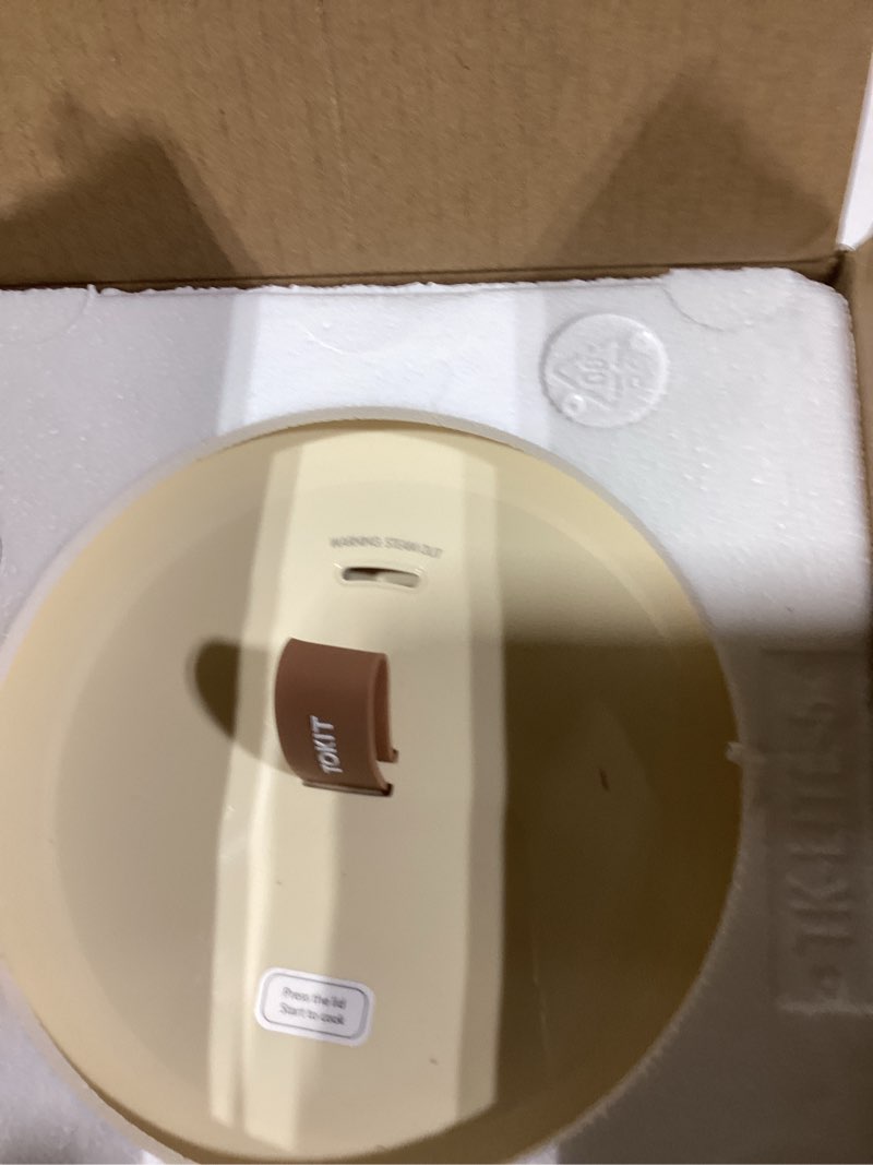 Condition photo showing New/Like New for TLOG Low Carb Rice Cooker 2L(8 Cups Cooked), Low Sugar Healthy Rice Maker with 304 Stainless Steel Steamer Basket, 5 Cooking Presets, 24H Timer & Keep Warm Function Grey-9