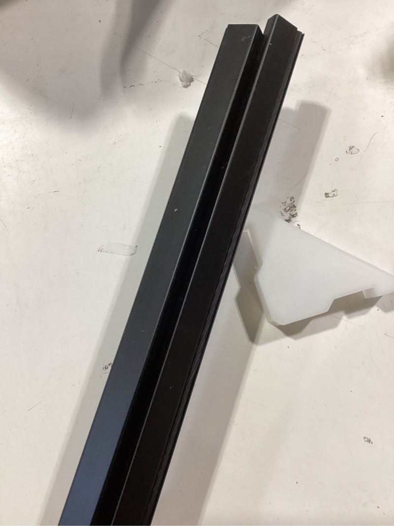 Condition photo showing Good Condition for prime-line pl 7791 screen frame kit, 5/16 in. x 3/4 in. x 36 in., aluminum, matte black finish, includes vinyl spline and matching plastic square-cut corners (1 kit)