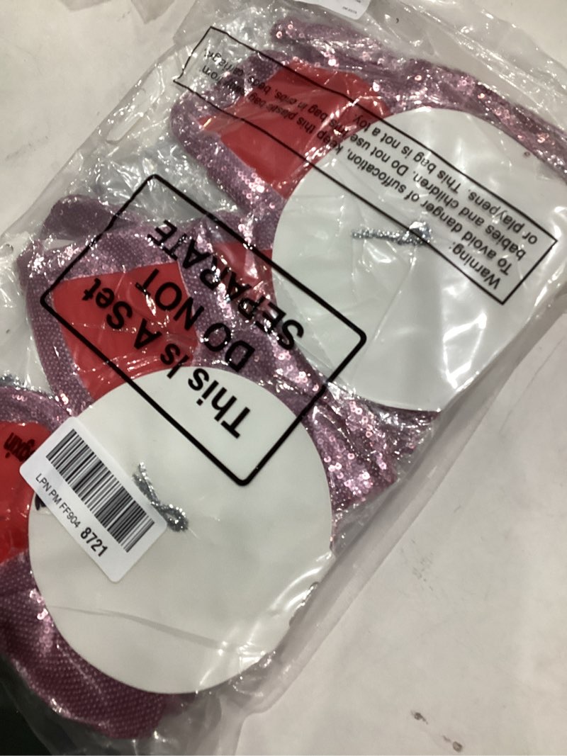 Condition photo showing Good Condition for Giegxin 6 Pack 10x8 Inch Red Glitter Christmas Bows Decorations, Large Christmas Tree Topper Wreath Bow Sparkly Ornaments Sequin Bowknot for Trees, Wreaths, Garlands, Doors & Windows