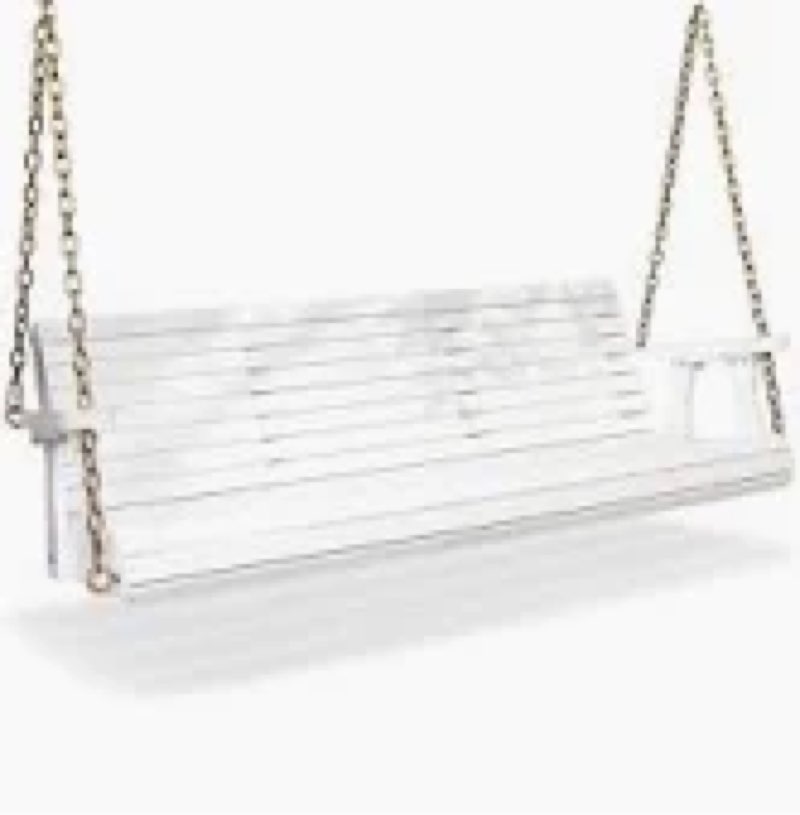 katheryn solid wood porch swing