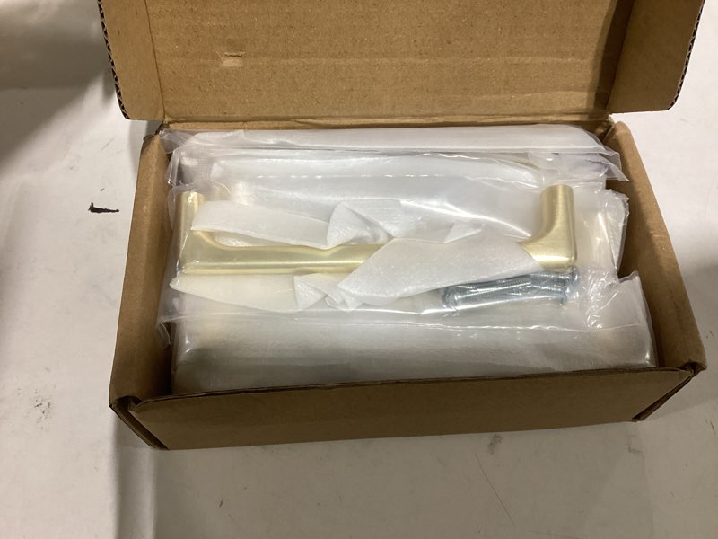Condition photo showing Good Condition for asidrama 10 pack 5 inch(128mm) brushed gold cabinet pulls cabinet handles, cabinet pulls kitchen cabinet hardware for cupboard drawer pulls 5" hole center 10 pack brushed gold