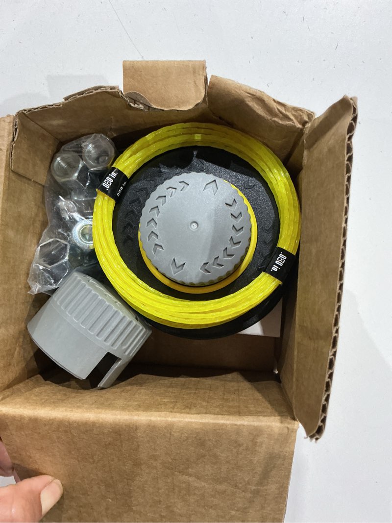 Condition photo showing Good Condition for replacement trimmer heads,universal string trimmer head for echo ego dewalt craftsman milwaukee,bump feed,anti-tangle easy install for gas/cordless trimmer (counter clockwise/left hand thread),grey gray