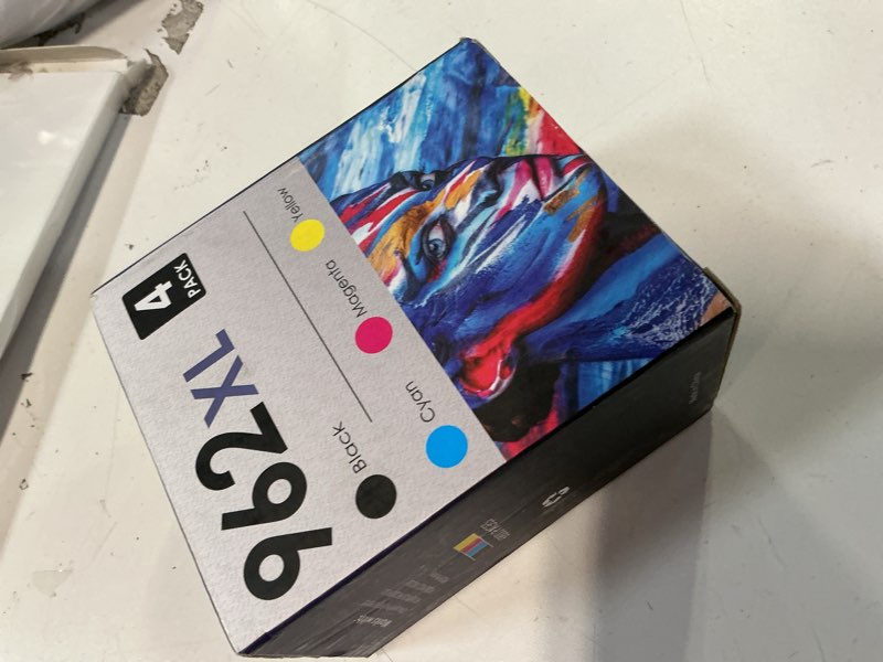 Condition photo showing New/Like New for Compatible Ink Cartridge Replacement for HP 962XL. Works for HP OfficeJet Pro 9010, 9012, 9013, 9014, 9015e, 9016, 9018, 9019, 9020, 9025 Printers. 4 Pack (Black, Cyan, Magenta, Yellow)