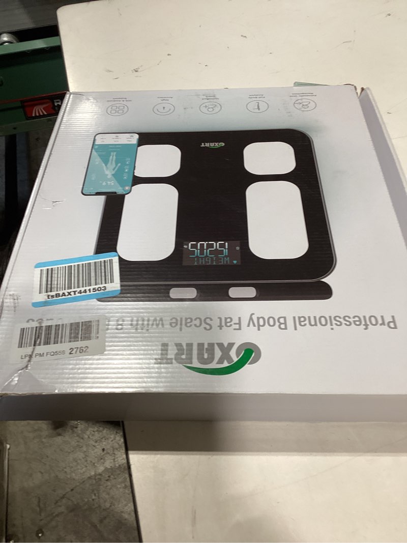 Condition photo showing New/Like New for Smart Scale for Body Weight and Fat Percentage, Highly Accurate Digital Bathroom Body Fat Scale for BMI 28 Body Composition Analyzer, 8 Electrodes Smart Scale Weighing Scale Sync with Fitness App