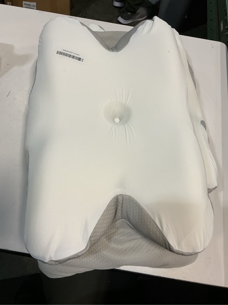 Condition photo showing Good Condition for Cozyplayer Effective Pain Relief Cervical Neck Pillow for Sleeping, Ergonomic Cooling Side Sleeper Pillow for Neck Support, Odorless Contour Memory Foam Pillows, Bed Pillow for Stomach Back Sleeper White Queen