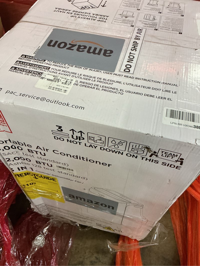 Condition photo showing Good Condition for 12000 BTU Portable Air Conditioner, 3-IN-1 Free Standing Cooling Portable AC Unit with Fan & Dehumidifier Function, Remote Control & 24H Timer, Quiet Sleep Mode, Windows Kit Included 12000btu