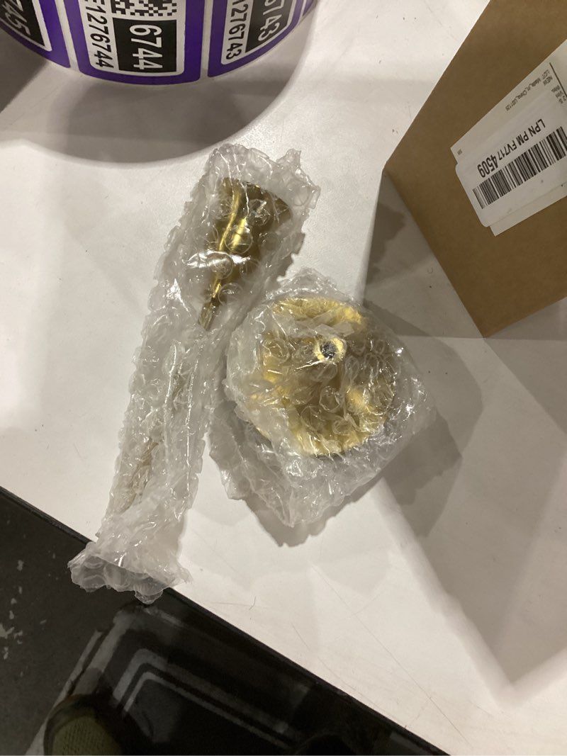 Condition photo showing Good Condition for 2 sets(6 pcs) brass gold metal taper candle holders candlestick holders, vintage modern decorative centerpiece candlestick holders for table mantel wedding housewarming gift gold 2 sets (6 pcs)