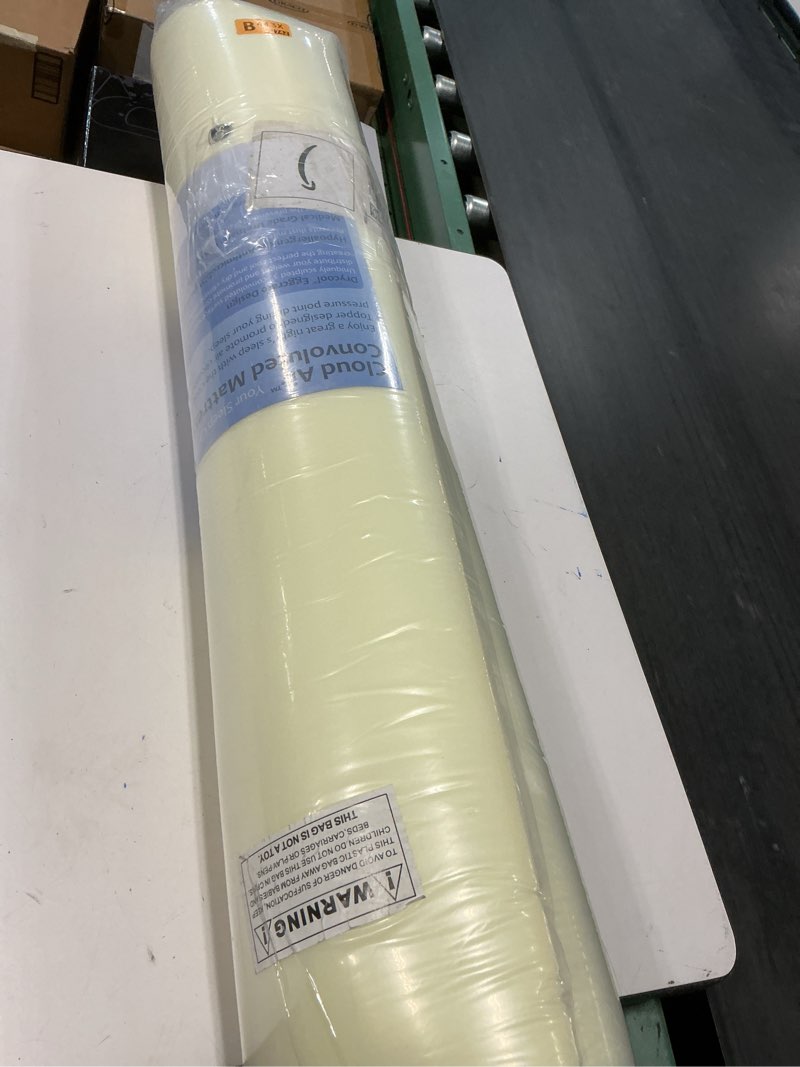 Condition photo showing New/Like New for vaunn medical egg crate mattress topper, fragrance-free, dye-free, convoluted foam for pain relief on pressure sores, ventilated therapeutic support and recovery, hospital bed twin (79" x 35")