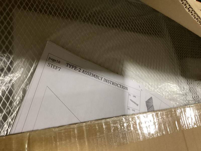 Condition photo showing As Is for kirkical 3-tier coffee bar cabinet with mini fridge space, simple style microwave stand bakers rack, utility compact refrigerator storage organizer for home kitchen dorm, white