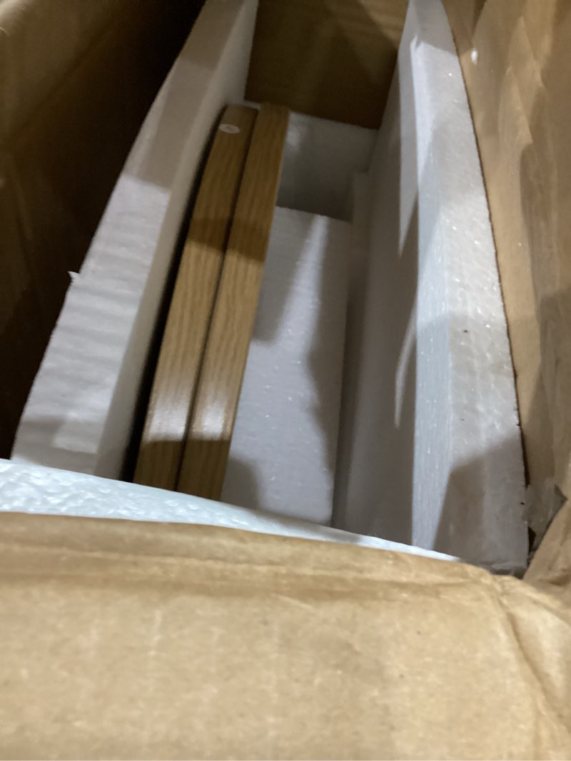 Tambour door tv stand oak 