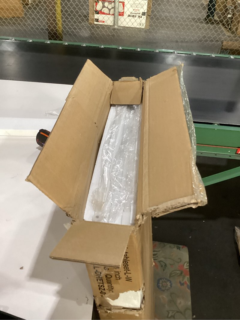 Condition photo showing Good Condition for White Kids Desk and Chair Set for 6-12 Year Old, Children Study Desk with Hutch and Storage Shelf, Student Writing Table with Fabric Drawer for Girls Boys