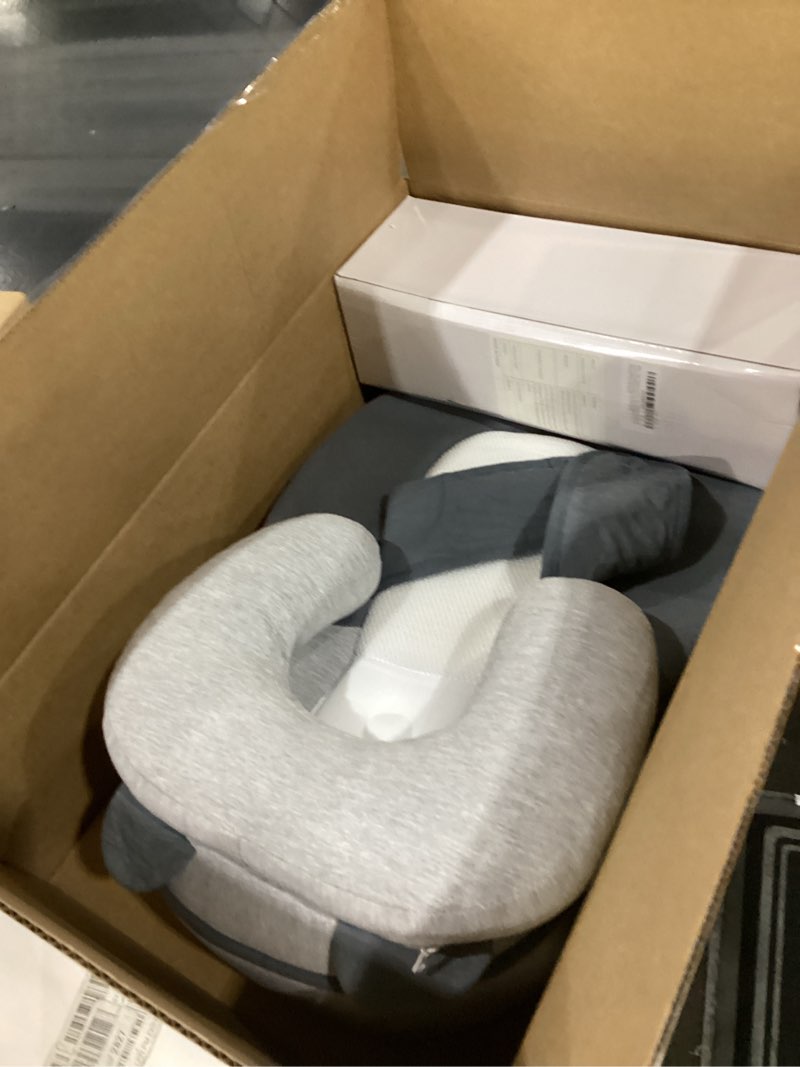 Condition photo showing New/Like New for Rootling Baby Feeding Pillow, Anti Overflow Feeding Pillow for Reducing Spit-Up, Safety Nursing Pillow, Baby Lounger Reflux Wedge Breastfeeding, Removable top and Bottom (Gray, Small) Gray Small