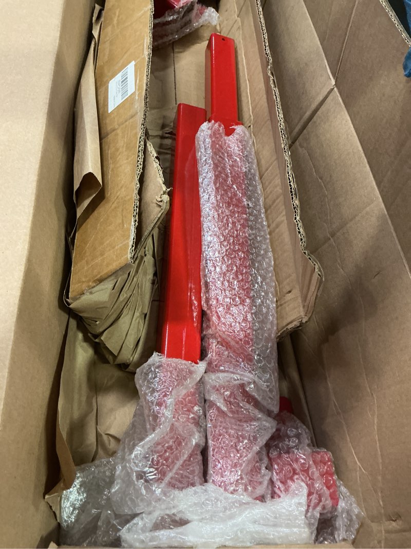 Condition photo showing Good Condition for Adjustable Door Security Lock Bar, Commercial Shed Outswing Door Security Bar Fit for 32" to 42" Exterior Opening Door, Anti-Theft Barricade Lock for Jobsite Office, Warehouse, Trailer Door