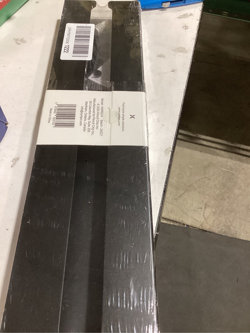 Condition photo showing New/Like New for Wall Mounted Wine Rack – Metal Floating Bar Shelf with Bottle and Glass Holder, Holds 5 Bottles and 4-6 Glasses 1 Pack