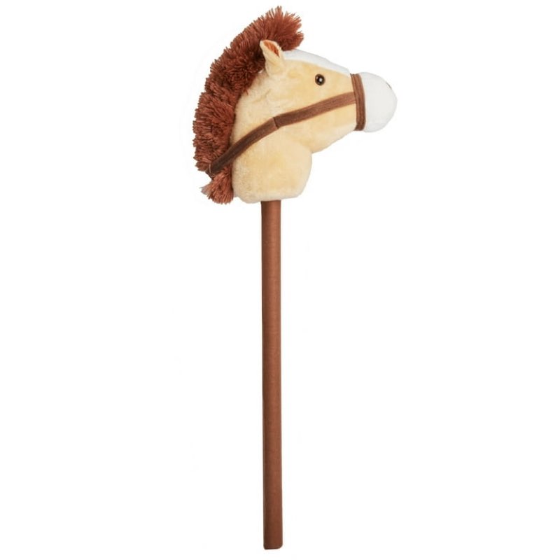 Spark Create Imagine Plush Riding Stick, Light Brown Horse for 3 Years and Up