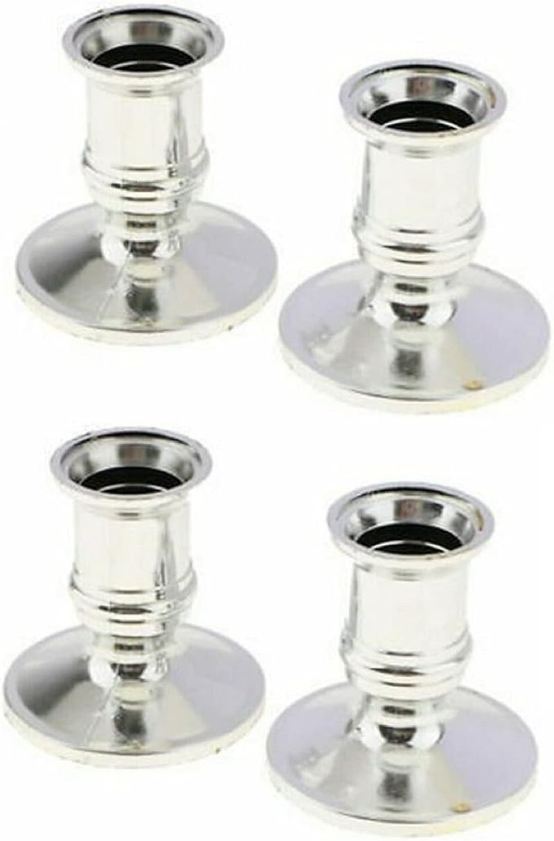 Condition photo showing As Is for plastic candle holder single straight taper candle stick holders table candles party decoration