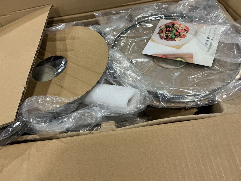 Condition photo showing New/Like New for soday 12 pcs pots and pans set non stick, cookware sets white granite induction cookware, non-toxic healthy nonstick kitchen cooking set with frying pan set, saucepans (pfas/pfoa/pfos free) white 12 pieces