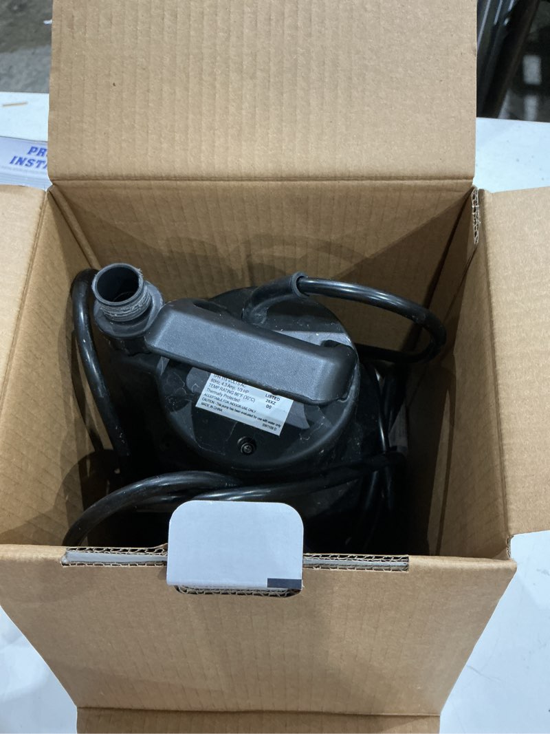 Condition photo showing Good Condition for utilitech 1/3-hp 115-volt 30-gpm thermoplastic submersible utility pump