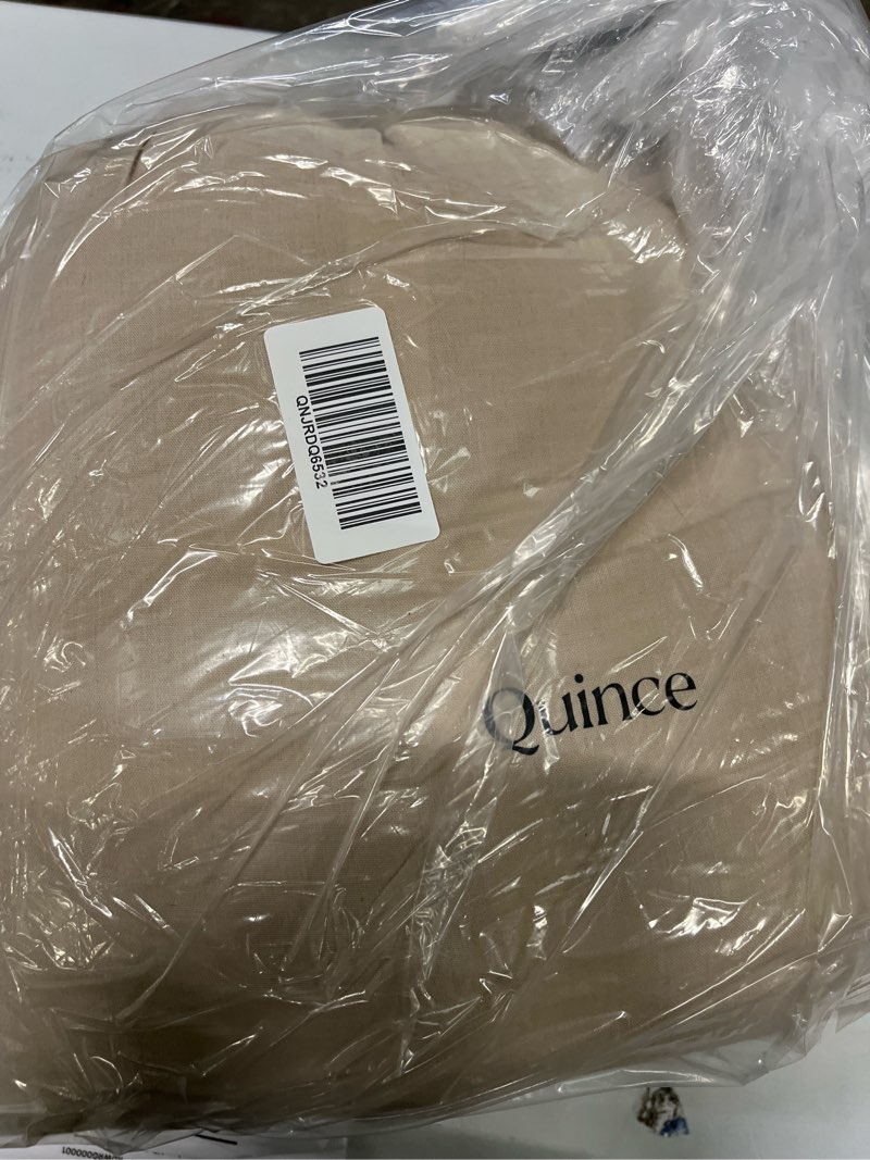 Condition photo showing Good Condition for organic airy gauze duvet cover set, king/cal king, dune