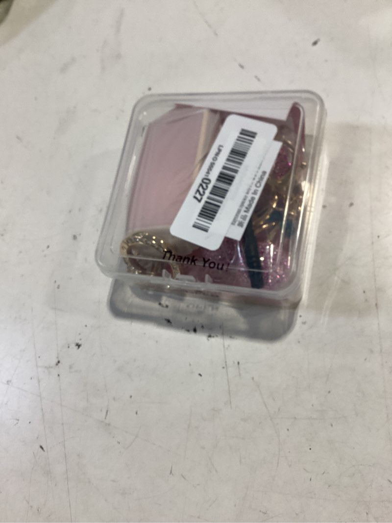Condition photo showing Good Condition for sparkly key fob cover with cherry keychain, bling tpu smart key case for women, compatible with mazda 3 6,cx-30 cx-5 cx-50 cx-60 cx-70 cx-90, mx-5 miata (gold pink)