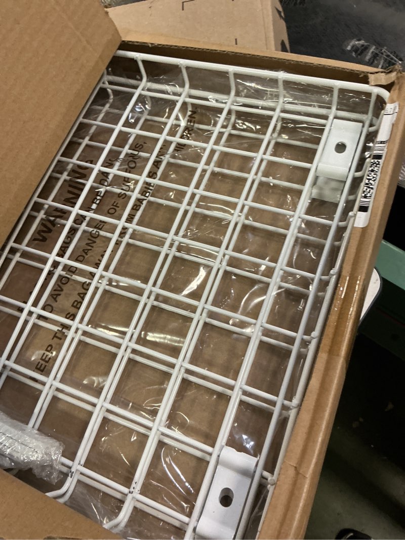 Condition photo showing Good Condition for TORACK 2-Pack 12x18 Inch Wall-Mounted Shelves, Garage Wall Shelf for Closet & Laundry Room, Heavy-Duty Floating Shelves Hold Up to 60 lbs(White) White 12x18in