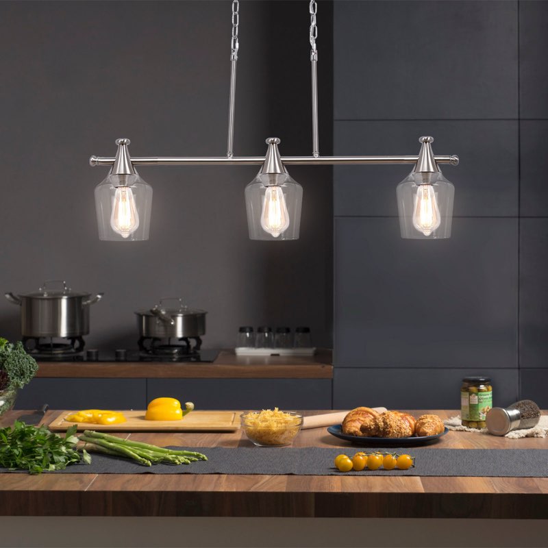 Yeet 3 - Light Kitchen Island Bell Pendant