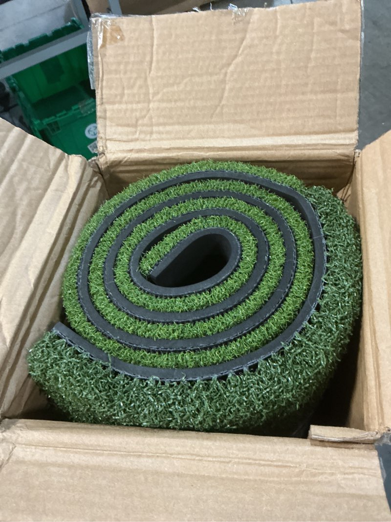 Condition photo showing Good Condition for fanshaw premium dual-turf golf mat: 5x4ft/6x4ft 40mm-50mm thickened for backyard, driving range, indoor & outdoor practice hitting, swing & chipping, ideal gifts for men dad 5 x 4 ft - 1.57"