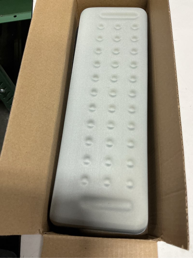 Condition photo showing New/Like New for Leolee L-Shaped Desk Elbow Pads for Desk, Grey Memory Foam Arm Rest for Desk with Non-Slip Base, Ergonomic Desk Edge Cushion, Wrist Rest for Computer Keyboard, Typing, Office, Home (2 Piece) Grey-30cm-2pcs