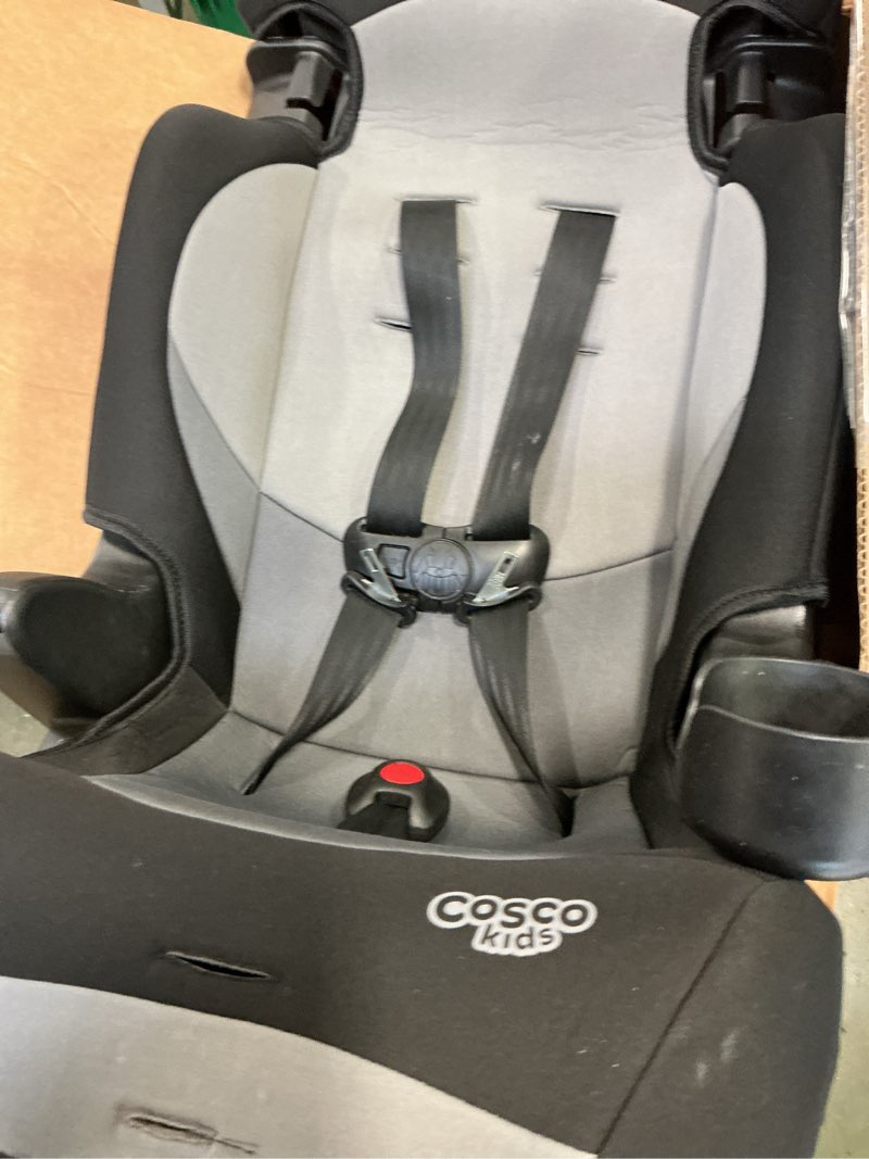 Condition photo showing As Is for Cosco Kids Finale DX 2-in-1 Booster Car Seat, Forward Facing Toddler Car Seat (30-65 lbs) and Belt Positioning High Back Booster (40-100 lbs), Dusk Dusk 2