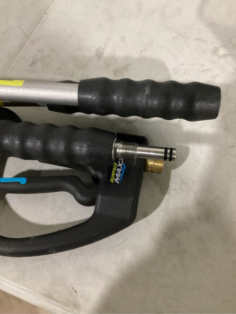 Condition photo showing As Is for surfacemaxx 9-ft up to 4000-psi plastic pressure washer extension wand