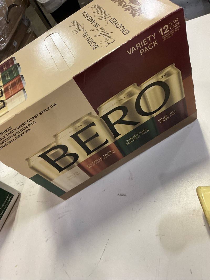 Condition photo showing New/Like New for BERO Brewing Variety Pack Non-Alcoholic Beer - 12pk/12 fl oz Cans