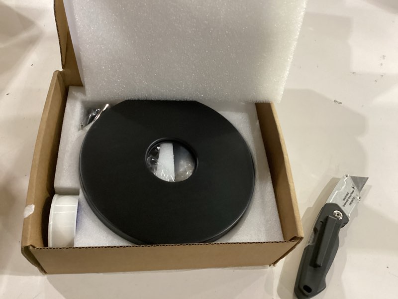 Condition photo showing New/Like New for shower valve handle bathroom shower mixer valve kit, wall mount rough-in tub shower control valves round 1 way single function, female thread, matte black matte black 1 way female thread
