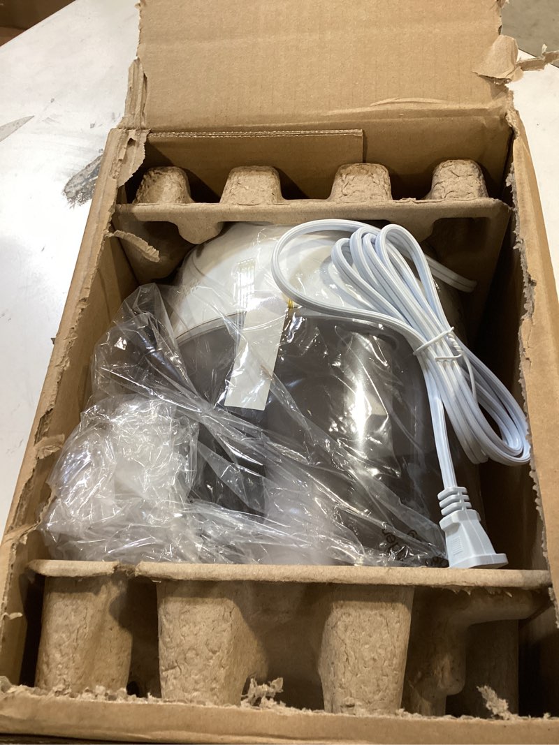 Condition photo showing As Is for dreo humidifiers for bedroom, 3l top fill 30h & 26db quiet runtime for large room, cool mist ultrasonic humidifier with humidity sensor, night light for home, baby, nursery, plants, new edition pearl white