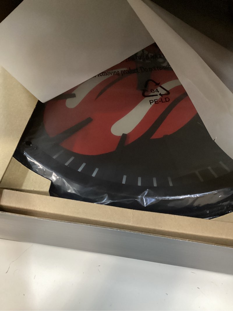 Condition photo showing New/Like New for nixon rolling stones c318500400 wall clock in black with a diameter of 40 cm