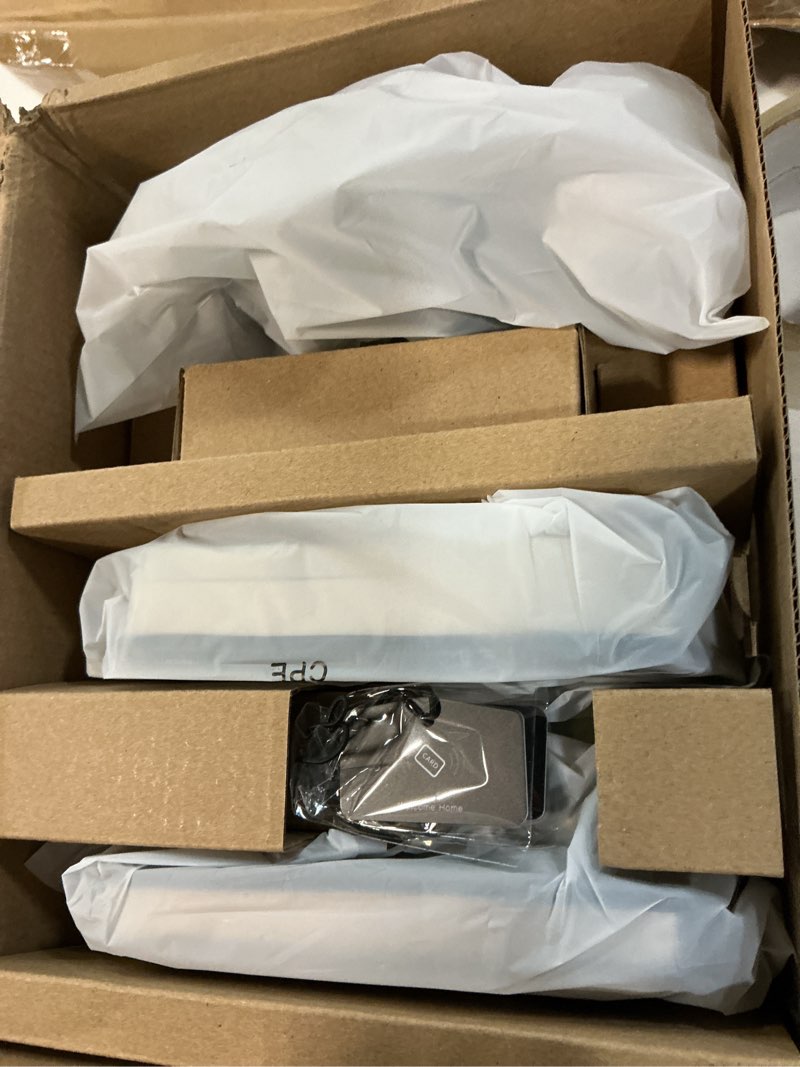 Condition photo showing Good Condition for veise ve017-k fingerprint smart lock with 2 knobs, app control, keyless entry front door lock set, electronic touchscreen keypad deadbolt, emergency power port, easy install, auto-lock, satin nickel