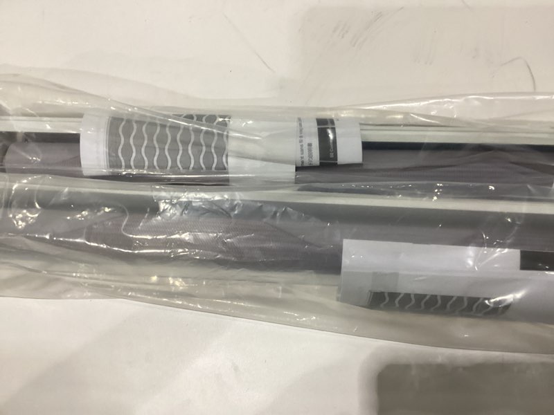 Condition photo showing Good Condition for LazBlinds No Drill Cordless Zebra Blinds for Indoor Windows, Dual Layer Light Control Roller Shades for Day and Night, Light Filtering Sheer Shades for Home, 23\\\" W x 48\\\" H, Stone Grey Stone Grey 23\\\" W x 48\\\" H \n *PACK OF 2 BLINDS*