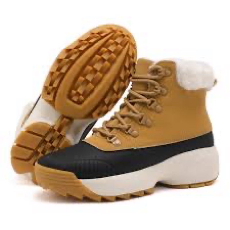 Size 7 ulogu Women's Winter Snow Boots Ankle Booties Non Slip Winter Shoes Outdoor Winter Boots for Women Waterproof Snow Shoes