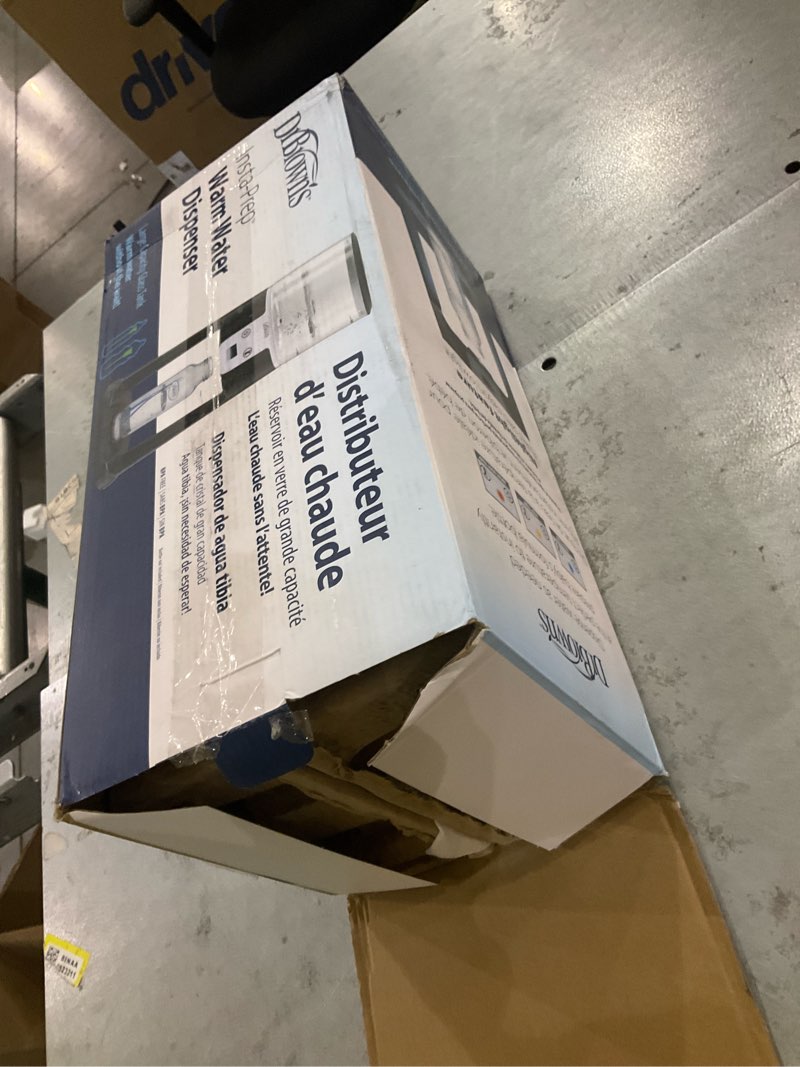 Condition photo showing As Is for Dr. Brown's Insta-Prep Warm Water Dispenser to Instantly Prepare Baby’s Formula Bottle,Large Capacity Glass Tank with 3 Temperature Settings,Black