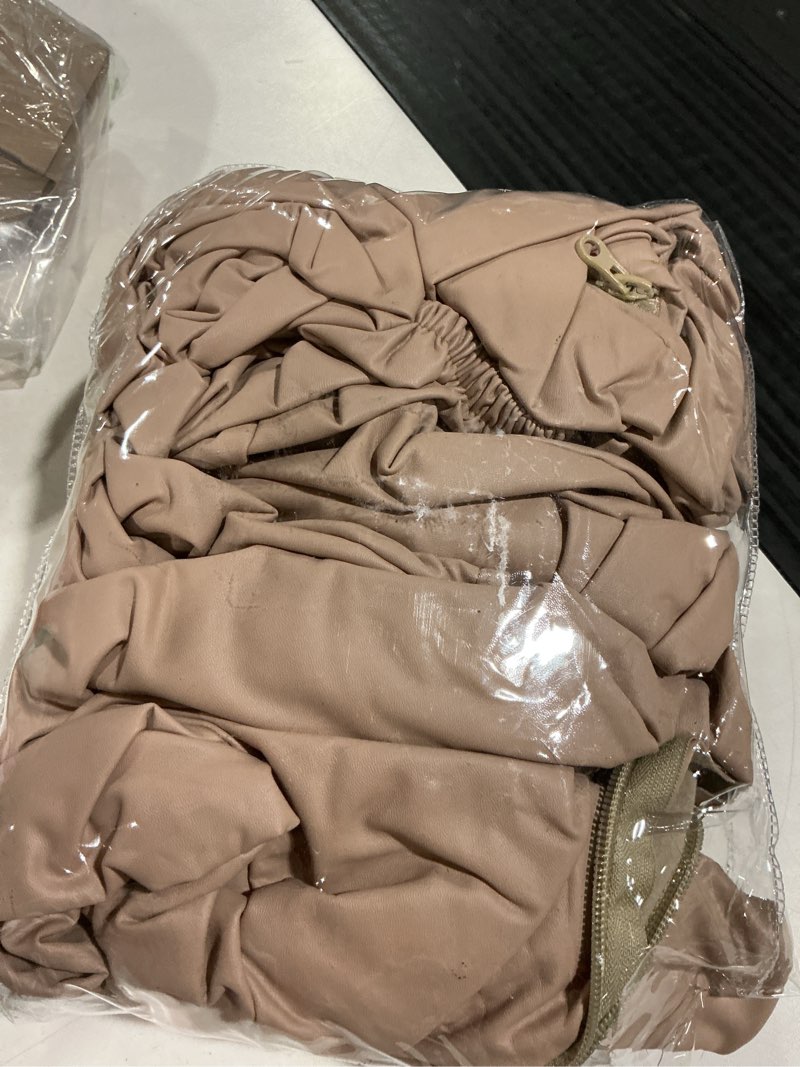 Condition photo showing Good Condition for stretch seat covers for dining room chairs set of 4,dining chair covers,waterproof pu leather chair seat slipcovers,removable washble dining room chair seat cover(khaki) khaki 4pcs
