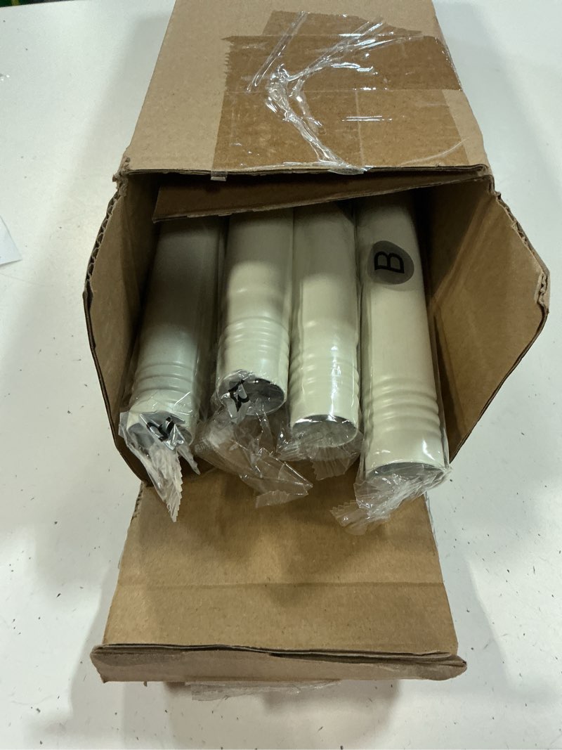 Condition photo showing New/Like New for wolistsa long antique white curtain rods for windows 66 to 120 inch, decorative heavy duty single-si