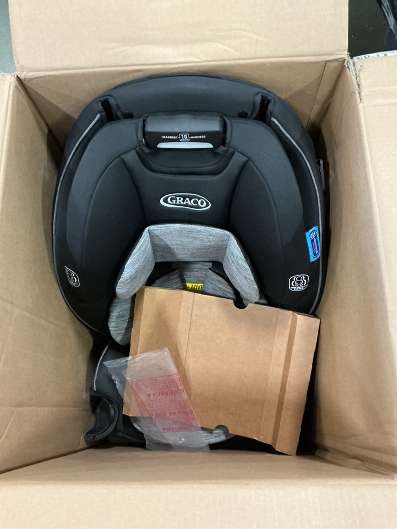 Condition photo showing As Is for Graco Slimfit 3-in-1 Convertible Car Seat, Ultra-Space-Saving Design, Jarret, Suitable for Rear and Forward-Facing, Highback Booster Seat with 10-Position Headrest