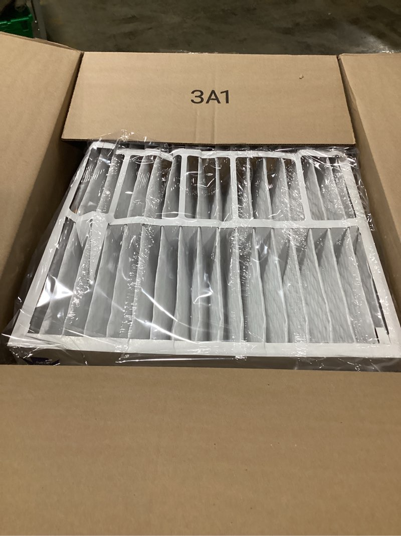 Condition photo showing As Is for BNX TruFilter 20x25x5 (19.88’’ x 24.75’’ x 4.38‘ Honeywell Compatible 4”) MERV 11 Air Filter (2-Pack) - MADE IN USA - HVAC AC Furnace Filters for Allergies, Dust, Pet, Smoke, Allergy MPR 1200 FPR 7 MERV 11 20x25x5 2-Pack (Honeywell Compatible)