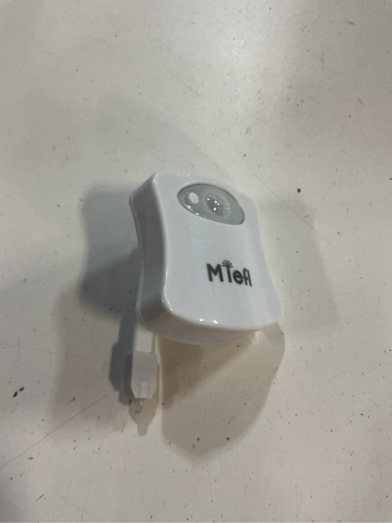 Condition photo showing Good Condition for toilet light motion sensor 16 colors changing (2 pack),led glow bowl inside toilet light, smart night light for bathroom, cool funny white elephant gag gift christmas dad teen boy girl men women
