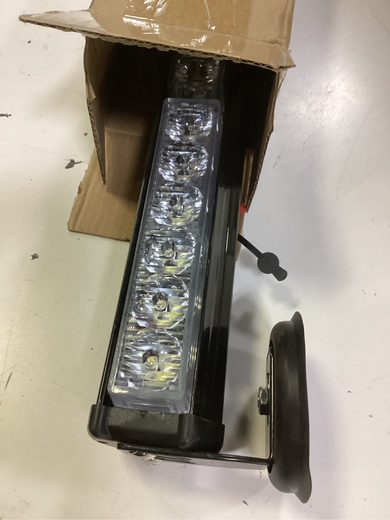 Condition photo showing Good Condition for le-jx 24” amber/white wireless traffic advisor emergency lights bar battery led strobe warning light roof top hazard flash with magnetic base mount and 12v rechargeable plug (24 leds)