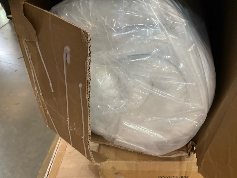 Condition photo showing As Is for memory foam mattress, gel-infused with high-density base, medium firm, certipur-us, washable cover, 6 inches, queen queen (u.s. standard) 6-inches